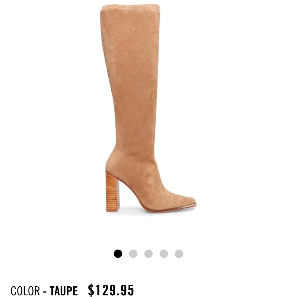 NEVER WORN- Steve Madden taupe boots - 8 1/2